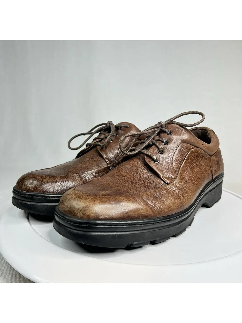 Cole Haan Brown Leather Walking Work Shoes Size 10.5